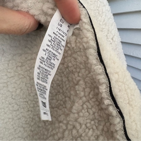 ASOS DESIGN Curve luxe collared bonded borg belted jacket - Picture 9 of 11